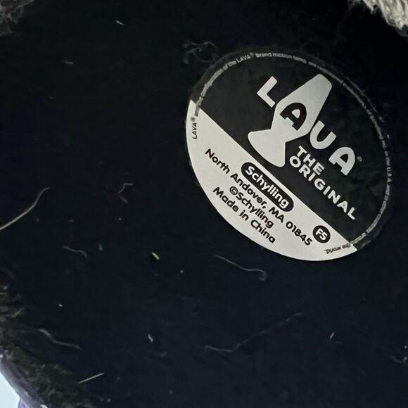 Schylling Rare- 17" Dark Faerie Dust lava GLITTER Lamp Spencer's Exclusives - Picture 4 of 4